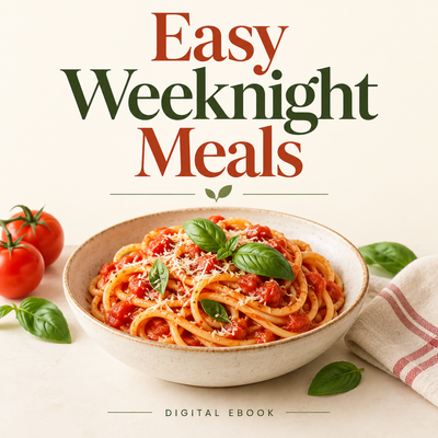 Easy Weeknight Meals digital ebook cover