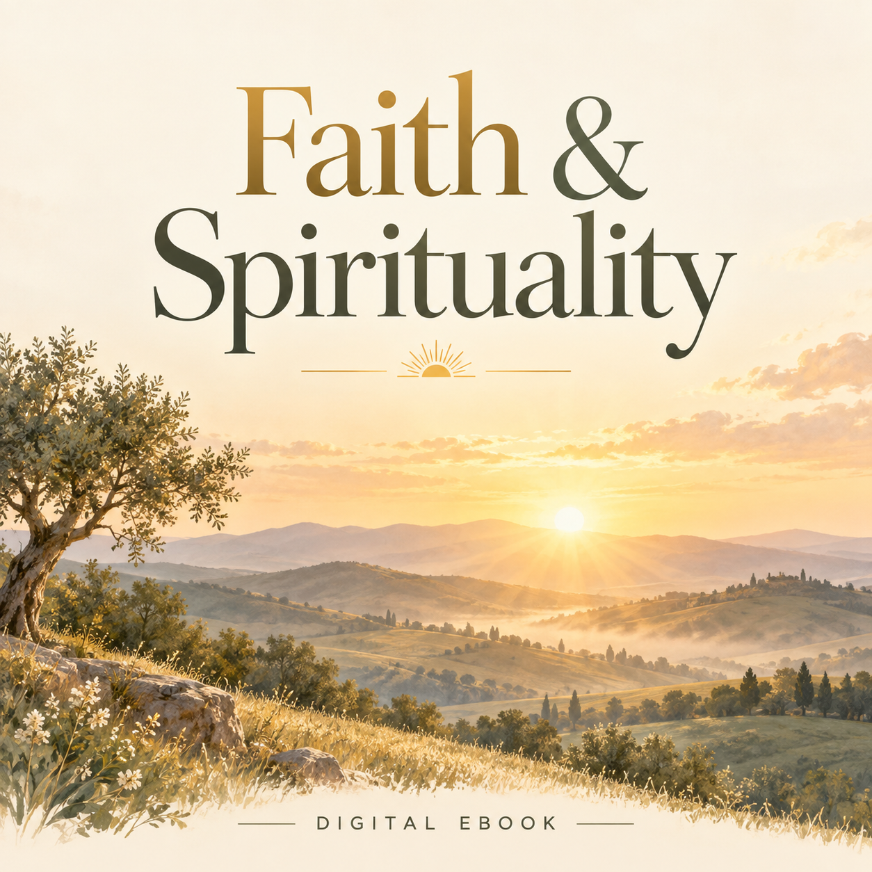 Faith & Spirituality digital ebook cover